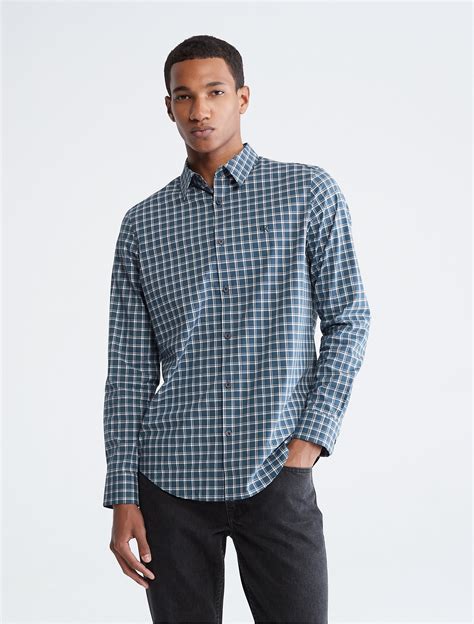 calvin klein button down shirt|More.